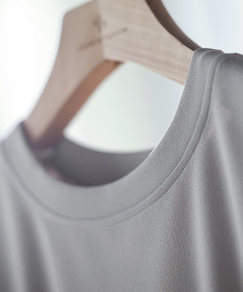 「SAISON DE PAPILLON」 半袖ワンピース M グレー レディース_画像4