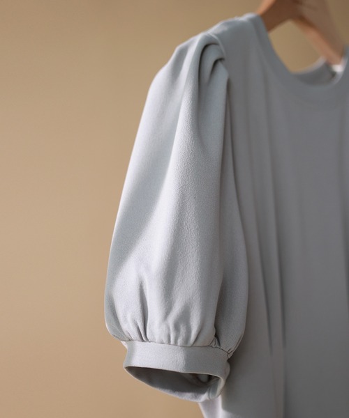 「SAISON DE PAPILLON」 半袖ワンピース M グレー レディース_画像5