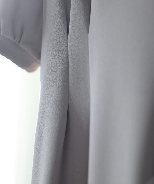 「SAISON DE PAPILLON」 半袖ワンピース M グレー レディース_画像6