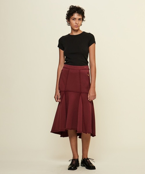 CURRENTAGE スカート 「CURRENTAGE/カレンテージ」Sweat skirt