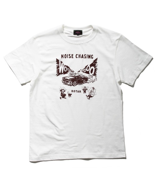 「ROTAR」 半袖Tシャツ MEDIUM オフホワイト メンズ_画像8