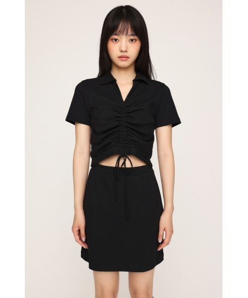 「SLY」 半袖ワンピース 1 ブラック レディース_画像5