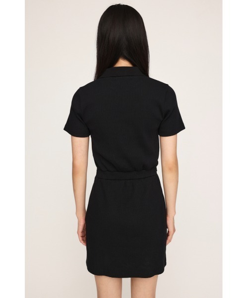 「SLY」 半袖ワンピース 1 ブラック レディース_画像7