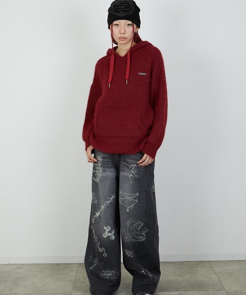 led.tokyo ハイネックショートシャギーコート led.tokyo おすすめ人気 