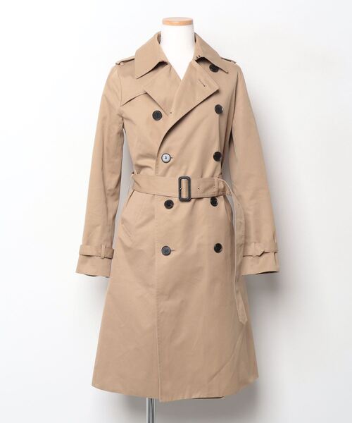 HYKE ダブルブレストトレンチコート サイズ2 ベージュ　未使用 HYKE（ハイク） トレンチコート 2 ベージュ レディース : ZOZOTOWN