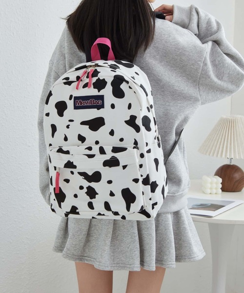 LA VORAGINE（ラ ヴォラジネ） デイバック リュック ヒョウ柄バック