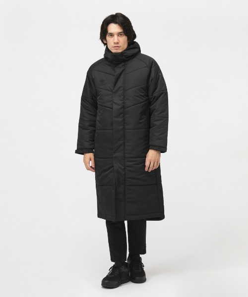 hummel（ヒュンメル） ダウンジャケット ダウン パデッドロングコート