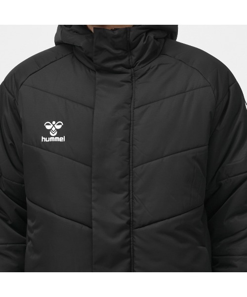 hummel（ヒュンメル） ダウンジャケット ダウン パデッドロングコート