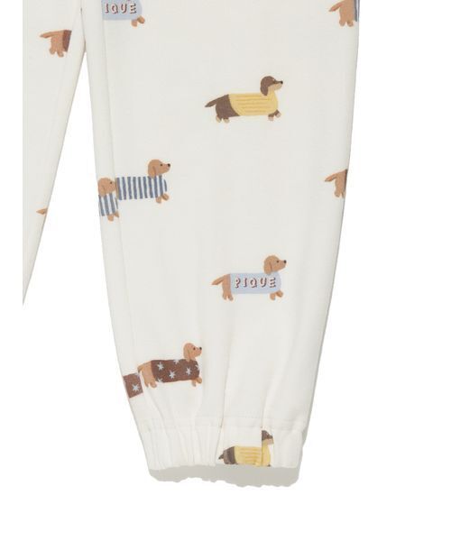 gelato pique（ジェラートピケ） パジャマ 「KIDS」ダックスフンド柄