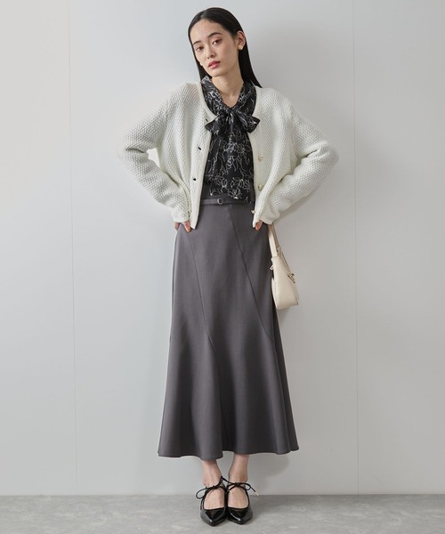 「VIS」 ロングスカート S ベージュ レディース_画像3