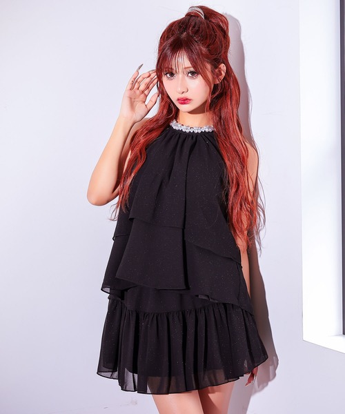 Tika（ティカ） ドレス キャバドレス セットアップ ミニ フレア