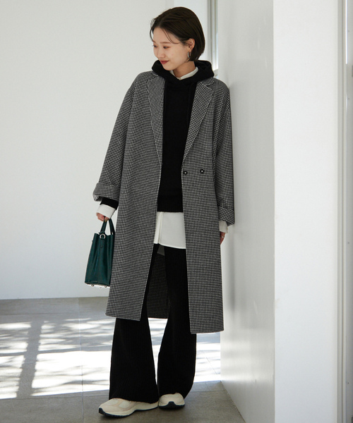 ((超美品))SLOBE IÉNA ライトベージュ！ウールのチェスターコート SLOBE IENA（スローブイエナ） チェスターコート 36 ベージュ