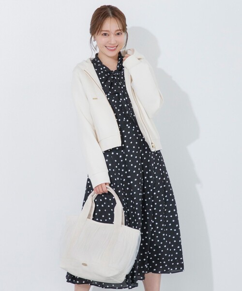 TOCCA（トッカ） トートバッグ GATHER TULLE TOTE キャンバストート