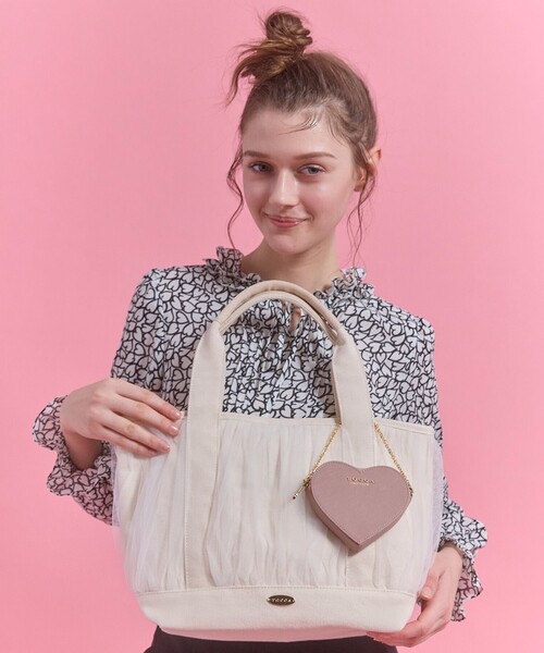 TOCCA（トッカ） トートバッグ GATHER TULLE TOTE キャンバストート