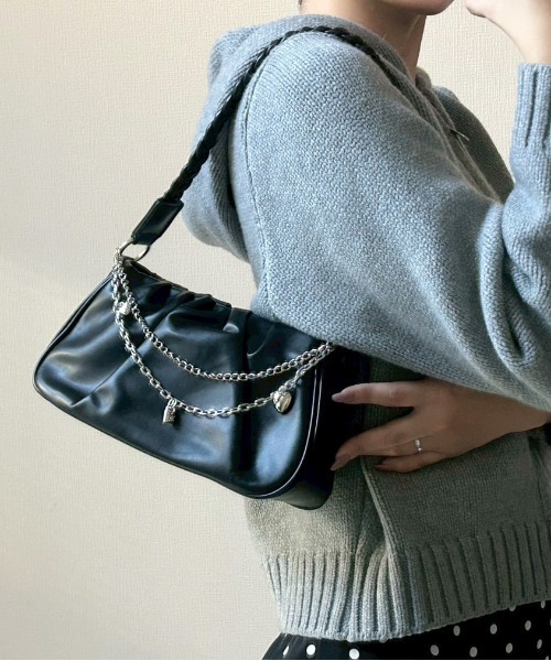 Port（ポート） ハンドバッグ 「 」 アクセント チェーン ミニ