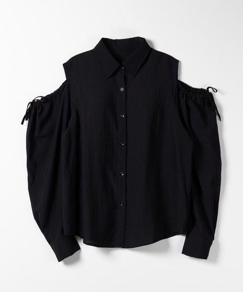 「me+em select」 長袖シャツ FREE ピンク レディース_画像3