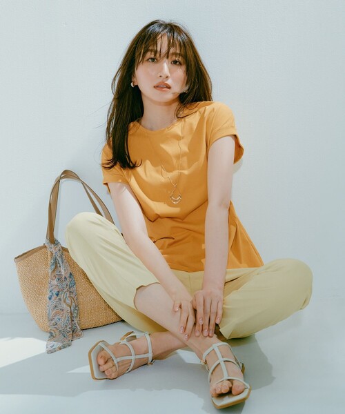 「ANY SIS」 パンツ 3 ホワイト レディース_画像2