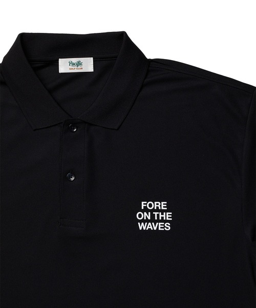 「Pacific GOLF CLUB」 半袖ポロシャツ X-SMALL オリーブ メンズ_画像2