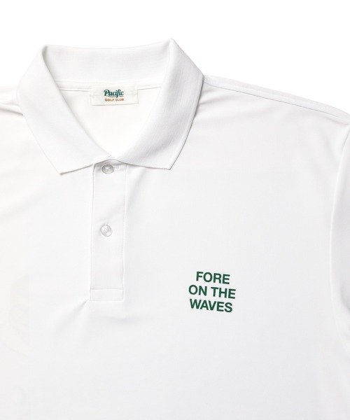「Pacific GOLF CLUB」 半袖ポロシャツ X-SMALL オリーブ メンズ_画像8