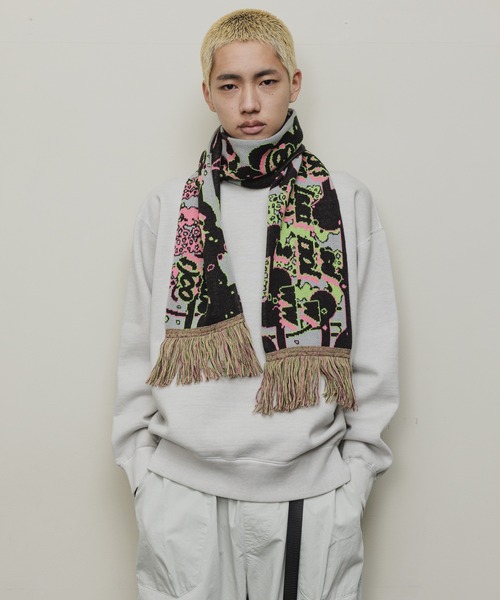 「BAL」 マフラー FREE ブラック メンズ_画像8