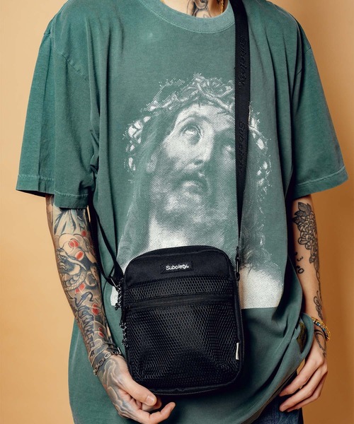 Subciety（サブサエティ） ショルダーバッグ Mesh pocket mini