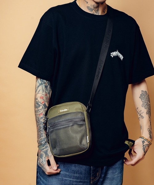 Subciety（サブサエティ） ショルダーバッグ Mesh pocket mini