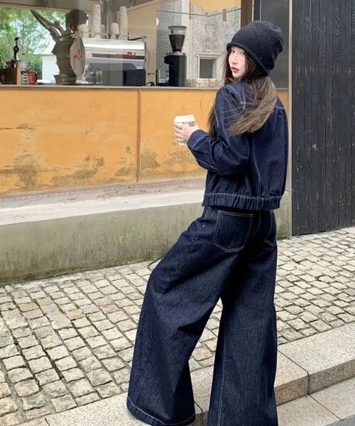 ViViDAY セットアップ 「上下2点セット」デニムジャケット＋デニム