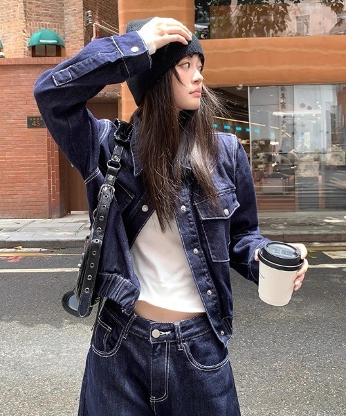 ViViDAY セットアップ 「上下2点セット」デニムジャケット＋デニム