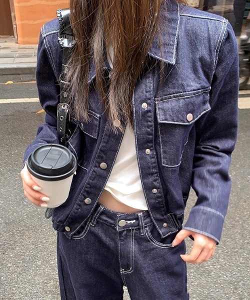 ViViDAY セットアップ 「上下2点セット」デニムジャケット＋デニム