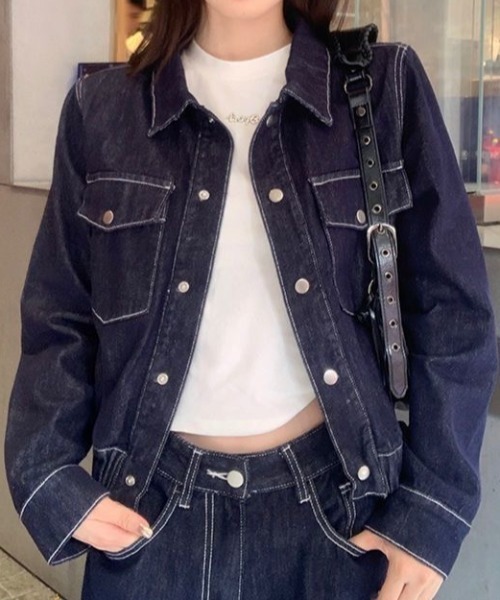 ViViDAY セットアップ 「上下2点セット」デニムジャケット＋デニム