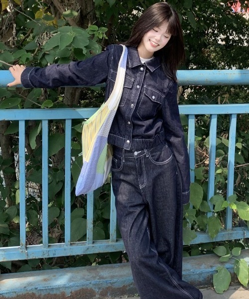 ViViDAY セットアップ 「上下2点セット」デニムジャケット＋デニム