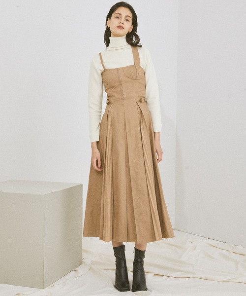 「CASA FLINE」 キャミソールワンピース FREE ブルー レディース_画像5