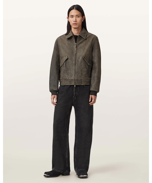 コート ジャケット MARLAND AVIATOR LEATHER JACKET | MARLAND アビエーター レザー ジャケット メンズの画像