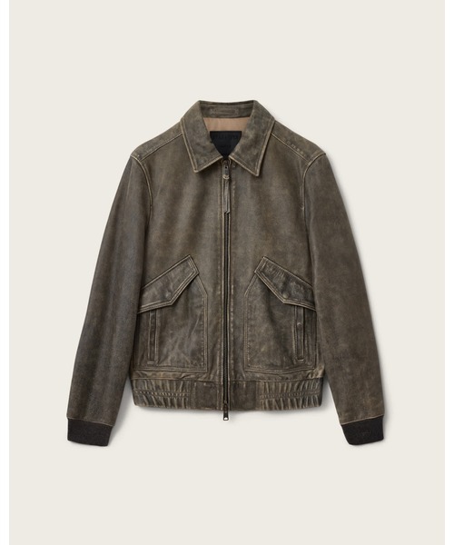コート ジャケット MARLAND AVIATOR LEATHER JACKET | MARLAND アビエーター レザー ジャケット メンズの画像