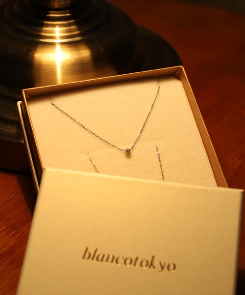 ネックレス blancotokyo ギフトBOXセット 日本製 金属アレルギー対策 サージカル ステンレス 316L ジルコニア ネックレス_1