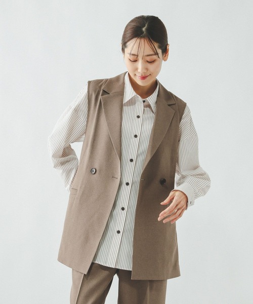 René ネイビー ジレ34⭐️極美品⭐️ ジレ ネイビーのおすすめ人気商品一覧 通販 - Yahoo!ショッピング