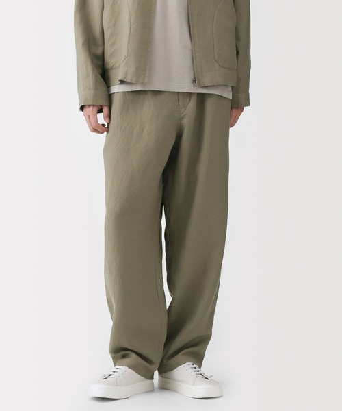 MUJI Labo パンツ 「MUJI Labo」 紳士 リネンリヨセルイージーパンツ