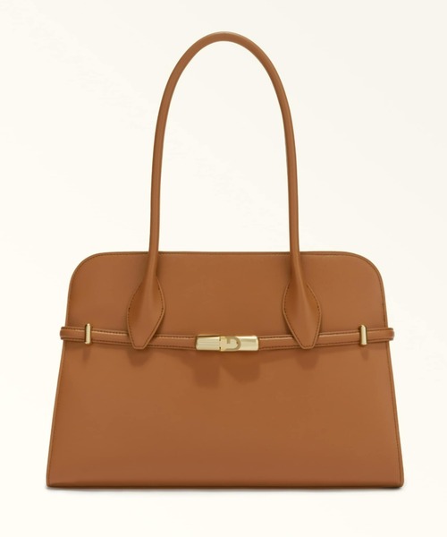 「FURLA」 トートバッグ ONE SIZE ブラウン レディース