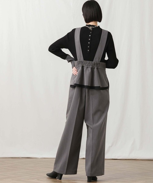「Gready Brilliant」 「AuieF」パンツ 38 チャコールグレー レディース_画像9