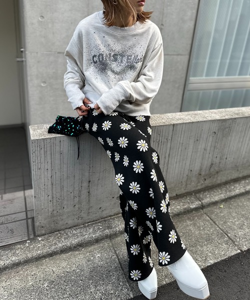 「mi via loca」 イージーパンツ FREE ブラック レディース_画像2