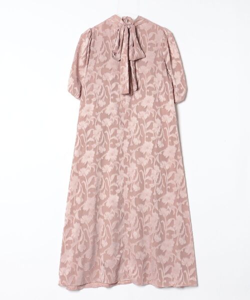 「J by blue」 半袖ワンピース MEDIUM モカ レディース_画像2