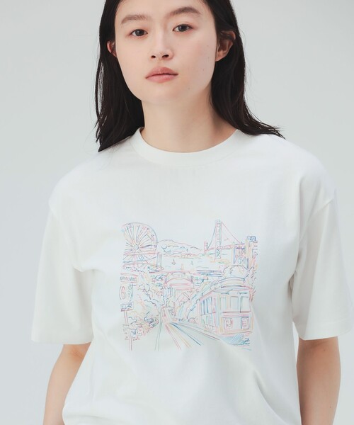 BEAMS HEART（ビームス ハート） tシャツ 半袖 カラフルプリント T