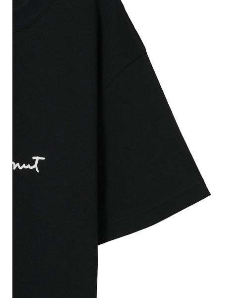 Karl Helmut tシャツ ロゴプリント＆ネームワッペン使いTシャツ メンズ