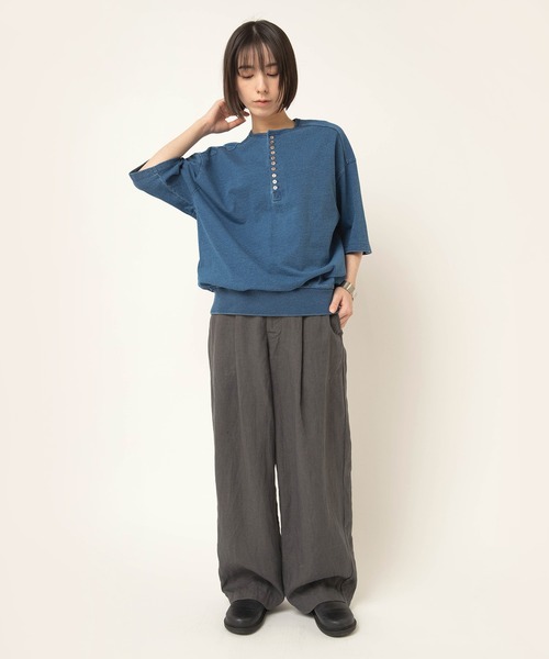 RNA-N（アールエヌエーエヌ） パンツ R4472 フレンチリネンワイド