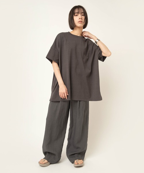 RNA-N（アールエヌエーエヌ） パンツ R4472 フレンチリネンワイド