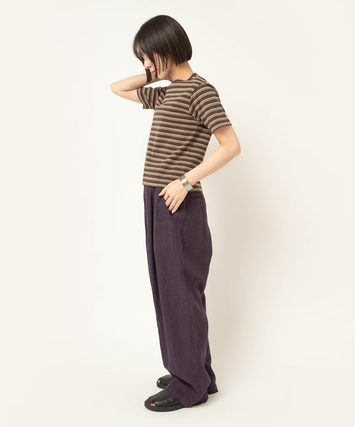 RNA-N（アールエヌエーエヌ） パンツ R4472 フレンチリネンワイド