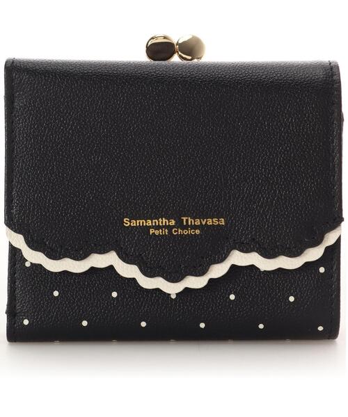 ⭐新品未使用⭐SamanthaThavasa 長財布 黒 ドット柄 長財布 サマンサタバサ（柄：ドット）のおすすめ人気商品一覧 通販