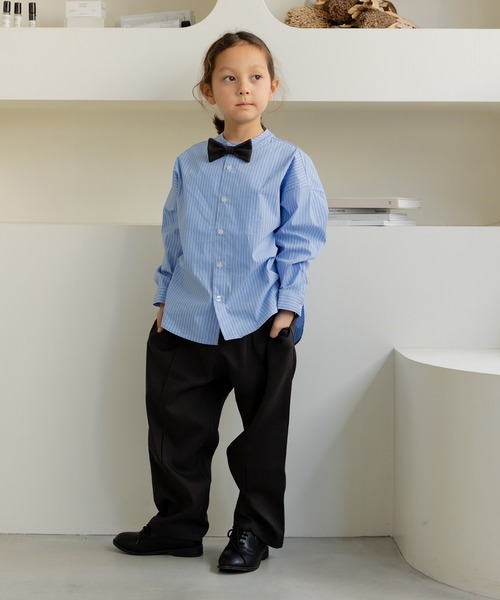「chil2」 「KIDS」長袖シャツ 160cm サックスブルー キッズ_画像2