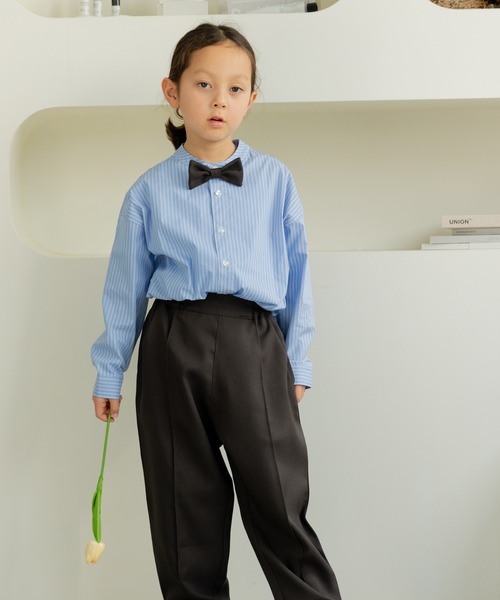 「chil2」 「KIDS」長袖シャツ 160cm サックスブルー キッズ_画像4