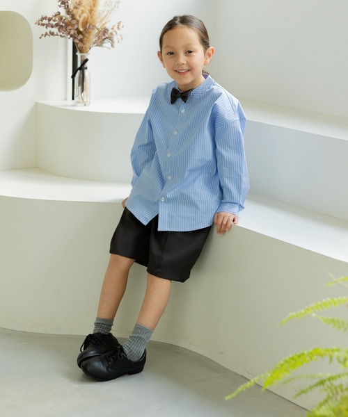 「chil2」 「KIDS」長袖シャツ 160cm サックスブルー キッズ_画像5